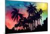 Palm Trees-Mark Ashkenazi-Mounted Giclee Print