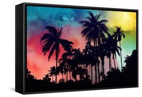 Palm Trees-Mark Ashkenazi-Framed Stretched Canvas