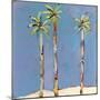 Palm Trio One-Jan Weiss-Mounted Art Print