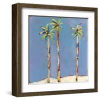 Palm Trio One-Jan Weiss-Framed Art Print