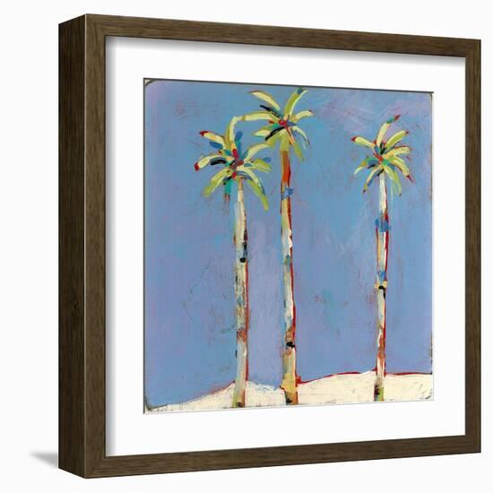 Palm Trio One-Jan Weiss-Framed Art Print