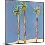 Palm Trio One-Jan Weiss-Mounted Art Print