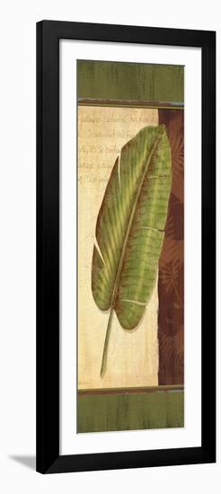 Palm Tropic Panel II-Delphine Corbin-Framed Premium Giclee Print