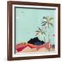 Palm Views 2-Stefano Altamura-Framed Giclee Print