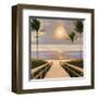 Palm Winds-Diane Romanello-Framed Art Print