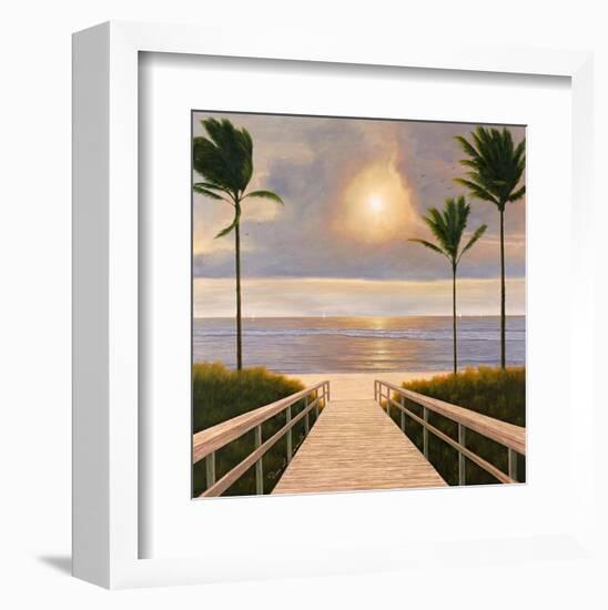 Palm Winds-Diane Romanello-Framed Art Print