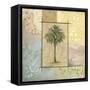 Palm Woodcut II-Michael Marcon-Framed Stretched Canvas