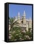 Palma Cathedral (La Seu), Palma De Mallorca, Mallorca (Majorca), Balearic Islands, Spain, Mediterra-Stuart Black-Framed Stretched Canvas