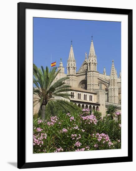 Palma Cathedral (La Seu), Palma De Mallorca, Mallorca (Majorca), Balearic Islands, Spain, Mediterra-Stuart Black-Framed Photographic Print