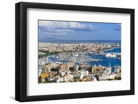 Palma De Majorca Harbor Bay from Bellver Castle-Nico Tondini-Framed Photographic Print