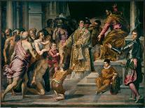 St Lawrence Giving Out Alms-Palma Il Giovane-Giclee Print