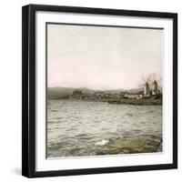 Palma (Island of Majorca, Balearics, Spain), the Suburb of Molinar Seen from the Sea, Circa 1895-Leon, Levy et Fils-Framed Giclee Print