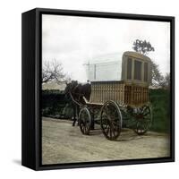Palma (Island of Majorca, Balearics, Spain), Traditional Horse-Pulled Carriage, Circa 1895-Leon, Levy et Fils-Framed Stretched Canvas