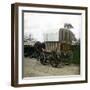 Palma (Island of Majorca, Balearics, Spain), Traditional Horse-Pulled Carriage, Circa 1895-Leon, Levy et Fils-Framed Photographic Print