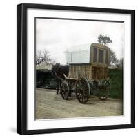 Palma (Island of Majorca, Balearics, Spain), Traditional Horse-Pulled Carriage, Circa 1895-Leon, Levy et Fils-Framed Photographic Print