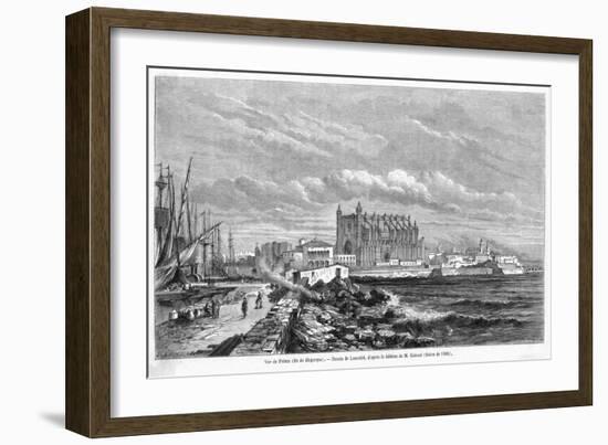 Palma : La Lonja and the Cathedral-null-Framed Art Print