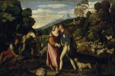 Adam & Eve-Palma Vecchio-Stretched Canvas