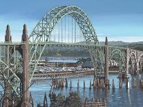 Yaquina Bay Bridge 1-Palmer Artworks-Giclee Print