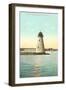 Palmer's Island Lighthouse, New Bedford, Mass.-null-Framed Art Print