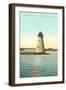 Palmer's Island Lighthouse, New Bedford, Mass.-null-Framed Art Print