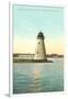 Palmer's Island Lighthouse, New Bedford, Mass.-null-Framed Art Print