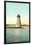 Palmer's Island Lighthouse, New Bedford, Mass.-null-Framed Art Print