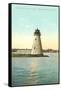 Palmer's Island Lighthouse, New Bedford, Mass.-null-Framed Stretched Canvas