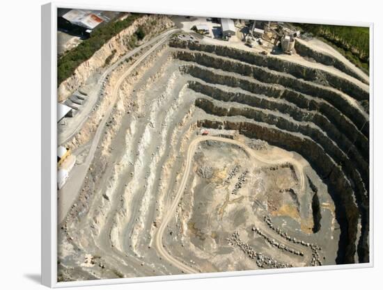 Palmers Quarry, Dunedin, South Island, New Zealand-David Wall-Framed Photographic Print