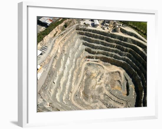 Palmers Quarry, Dunedin, South Island, New Zealand-David Wall-Framed Photographic Print