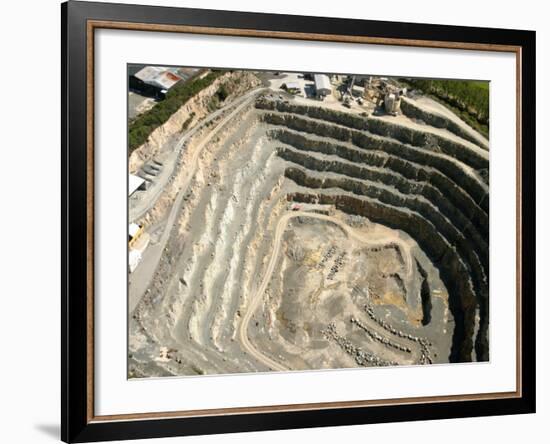 Palmers Quarry, Dunedin, South Island, New Zealand-David Wall-Framed Photographic Print