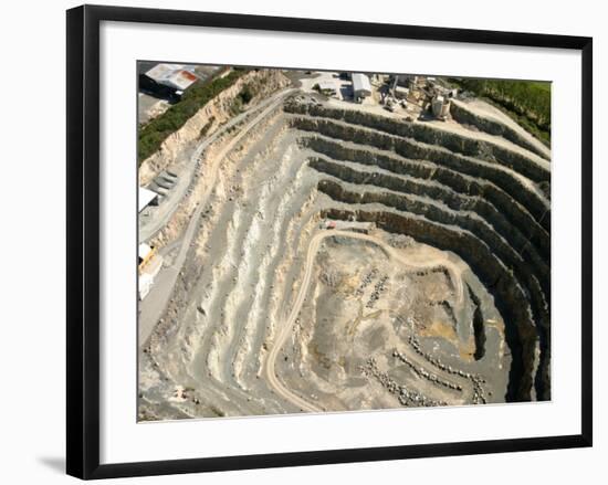 Palmers Quarry, Dunedin, South Island, New Zealand-David Wall-Framed Photographic Print