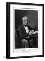 Palmerston Writing-Alonzo Chappel-Framed Art Print