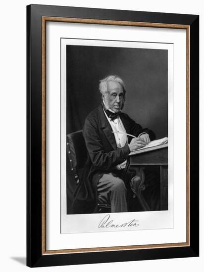 Palmerston Writing-Alonzo Chappel-Framed Art Print