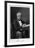 Palmerston Writing-Alonzo Chappel-Framed Art Print