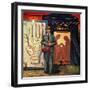 "Palmist", June 10, 1950-Stevan Dohanos-Framed Premium Giclee Print