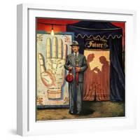 "Palmist", June 10, 1950-Stevan Dohanos-Framed Giclee Print