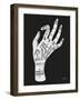 Palmistry White-Cat Coquillette-Framed Art Print