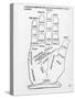 Palmistry (Woodcut) (B/W Photo)-English-Stretched Canvas