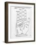 Palmistry (Woodcut) (B/W Photo)-English-Framed Giclee Print