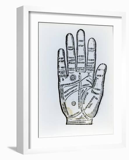 Palmistry-English School-Framed Giclee Print