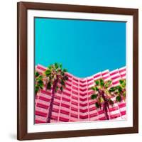 Palms and Hotel-Evgeniya Porechenskaya-Framed Photographic Print