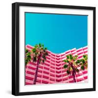 Palms and Hotel-Evgeniya Porechenskaya-Framed Photographic Print