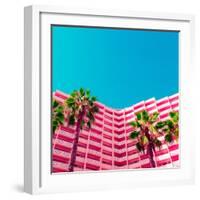 Palms and Hotel-Evgeniya Porechenskaya-Framed Photographic Print