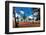 Palms And Lifeguard Hut, Luquillo Beach, Pr-George Oze-Framed Photographic Print