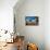 Palms And Lifeguard Hut, Luquillo Beach, Pr-George Oze-Mounted Photographic Print displayed on a wall