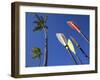 Palms and Paddles, Bavaro Beach, Punta Cana, Dominican Republic, West Indies, Caribbean, Central Am-Frank Fell-Framed Photographic Print