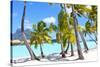 Palms at A Tropical Beach-noblige-Stretched Canvas