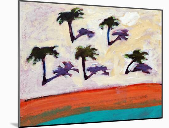 Palms I-Paul Powis-Mounted Giclee Print