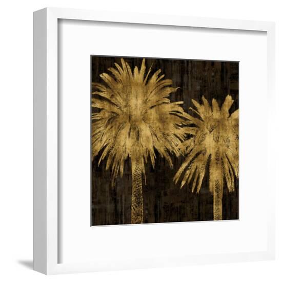 Palms In Gold II-Kate Bennett-Framed Giclee Print