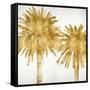 Palms In Gold IV-Kate Bennett-Framed Stretched Canvas